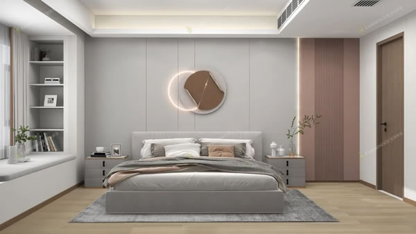 兔宝宝全屋定制|119㎡的现代简约风，以“简”为主，自在从容